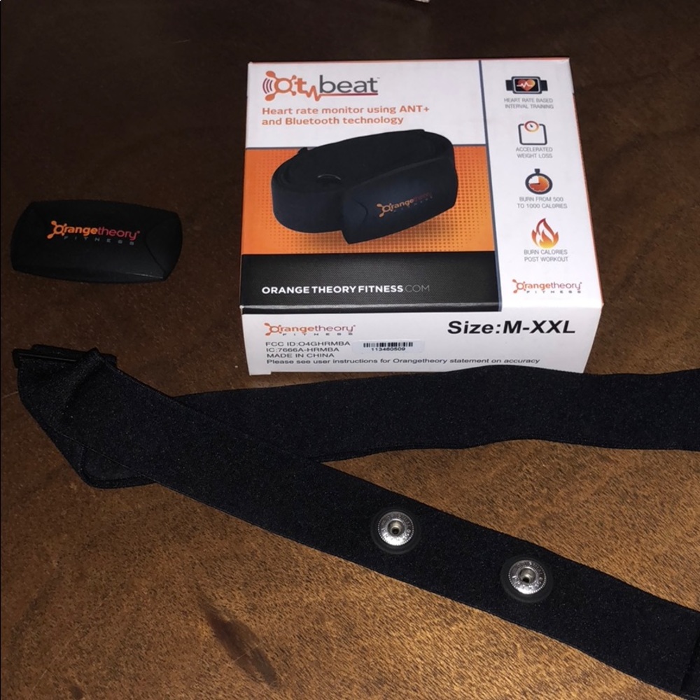 Orange theory heart rate monitor